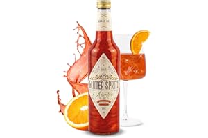 ‎CRAFT CIRCUS Glitter Spritz - Das Original - Aperitivo 15% vol. - Glitzer Cocktail Aperitivo mit Bitter Orange, Rhabarber & Kräutern für Glitzer Drinks Italian Spritz & besondere Anlässe (1 x 0,7L)