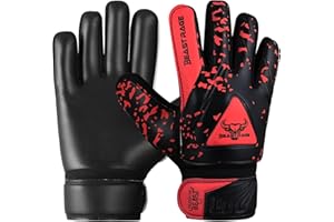 BEAST RAGE Gants de Gardien de But pour Enfants,Gants de Gardien de But pour Enfants avec Double Support de Poignet