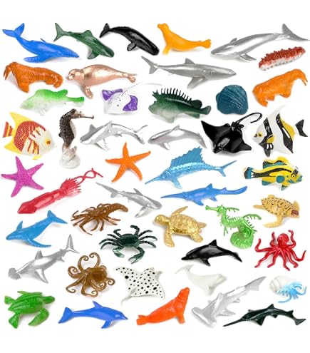 Wild Republic Adventure Bucket Mini Oceano – Secchiello Con Animali Marini – Giocattoli Educativi Per Bambini – Regalo Compleanno