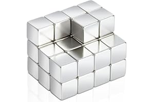 MAGXCENE 30 magneti forti 8 x 8 x 8 mm mini magneti al neodimio extra forti, piccoli magneti rettangolari forti per frigorifero, lavagna magnetica, lavagna bianca, magneti