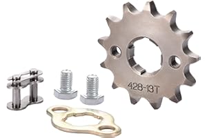 GOOFIT 428 13 T 20mm dents moto Pignon moteur Pignons coniques de chaîne Engine Remplacement pour 50cc 70cc 90cc 110cc Motorcycle Dirt Bike ATV Quad