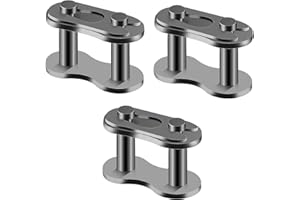 QAZAKY 3 pcs 420 Drive Chain Repair Master Connector Split Link for 50cc 70cc 90cc 110cc 125cc ATV Quad Scooter Motorcycle Go Kart Moped Pit Dirt Pocket Bike XR50 CRF50