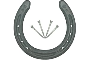 IBOSCOLY Ferro Di Cavallo Portafortuna Vero Originale Regalo Compleanno in ferro pesante forgiato Fermacarte Idea Gadget Laurea Anniversario Festa del Papà Pensionamento Nonno Inaugurazione