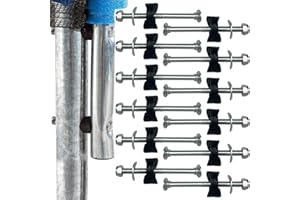 ZDQC 12 Stück Trampolin Schrauben,Trampolin Ersatzteile Schrauben,Abstandshalter Trampolin,Trampolinschraube,Trampolinzubehör Set, Trampolin Befestigung für Großes Trampolin und Kleines…