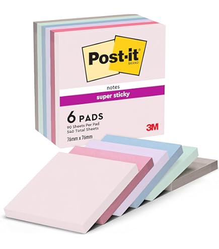 800 Foglietti Adesivi Quadrati 76x76 Mm - 8 Colori, Blocchi Da 100 Fogli Per Appunti Ufficio Casa