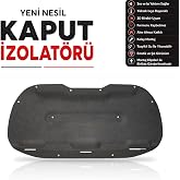 &Ouml;z-İş Kaput İzolat&ouml;r Ke&ccedil;esi, Isı ve Ses Yalıtım Kaput Halı Kaplaması (Citroen C Elysee Kaput Altı İzolat&ouml;r&uuml; (2012 Sonrası))