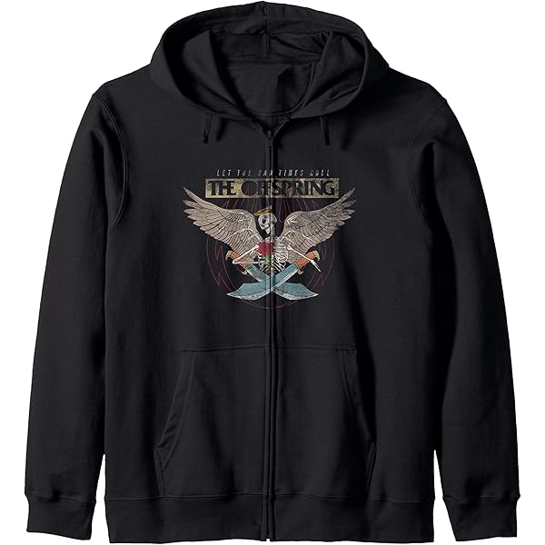 The Offspring Men's Bad Times Pullover Hoodie Black : Amazon.co.uk