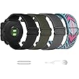 Abanen 22mm Elastic Watch Bands for Garmin Instinct/Instinct 2 Solar, Soft Stretchy Nylon Ultra-light Wristband Strap for Garmin Instinct Crossover Solar, Instinct Tactical/Esports