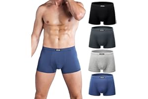 wirarpa Mens Mirco Modal Underwear Trunks Soft Boxer Shorts Gents Microfibre Underpants Multipack