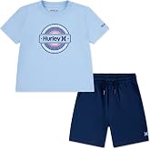 Hurley 88794 - Men's 2-Piece Graphic T-Shirt Shorts Set