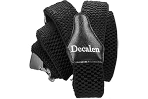 Decalen Bretelle Uomo Eleganti Extra Forte Clip Taglia Unica per Uomini e Donne Grandi e alti Larghezza Regolabile di 4 cm e Forma a Y Elastica
