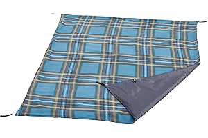 Uquip Scotty M - Coperta in Pile da Picnic per 2 Persone, 150x120 cm