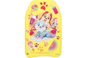 JOHN COLORBABY Patrulla Canina Tabla de Bodyboard 43.5x28.5x4 cm, 2 Modelos Surtidos, Espuma EVA Ligera, Diseño Personajes Patrulla Canina, para niños Desde 3 años, Playa o Piscina (77478)