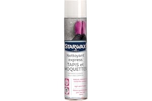 STARWAX - Nettoyant Express Pour Tapis Et Moquettes En Fibres Naturelles Et Synthétiques Et Jonc De Mer - Nettoie Et Ravive - Sans Frotter - Formule Express - Fabriqué en France - 600 ml
