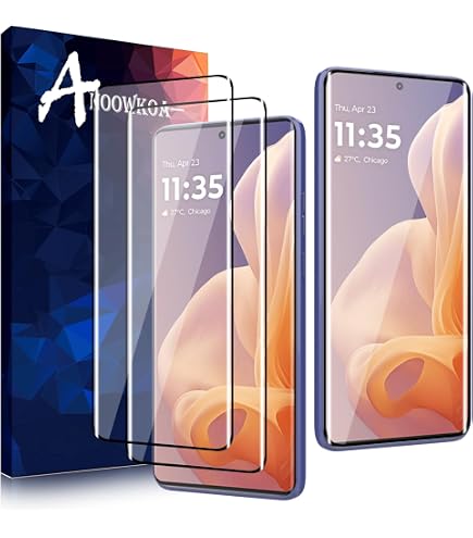 2x Vetro Protettivo Temperato Per Motorola Edge 50 Ultra – Full Screen, Trasparente, Anti Graffio