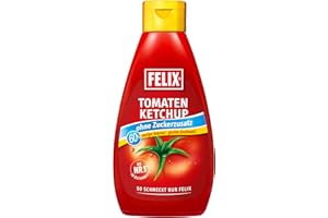 FELIX AUSTRIA Felix Ketchup Sugar Reduced | No Added Sugar 60% Less Sugar | Family Pack 6 x 960 g
