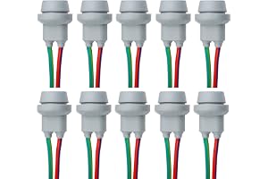 L&P B553 10 stycken T10 W5W W2,1X9,5D gummisockel lampor gummisockel lamphållare glasbas för glödlampor glödlampor lampor lam