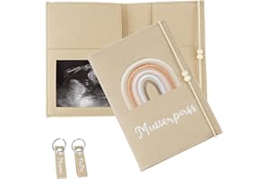 LPZMPZ Mutterpass für Schutzhülle aus Filz mit Fächern, Mutterkindpasshülle Österreich, Deutschen Hülle Mutterpass zur Aufbewahrung von Ultraschallbild, Impfpass, Versichertenkarte usw