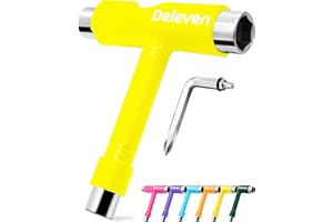D DELEVEN Skateboard Tool Longboard Tool Clé Allen Roller Tool Clé de Skate Skate Tool Tools Skate Accesoire Skateboard Outils Skate Planche de Skate Jart Cle Skate Outil Skate Tool de Skate T Tool Longboard