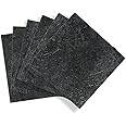 d-c-fix PVC Bodenfliese Classic Dark Slate - Selbstklebend Bodenbelag Vinylboden Vinylfliese Fußboden Renovierung Upcycling - 30,5 cm x 30,5 cm x 1,2 mm - 1 Pack = 11 Stück = 1 qm