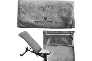 STOIC SWORD - Asciugamano Palestra Uomo Donna, SACCA CON LAMPO CONTENITRICE per cellulare, chiavi, cuffie e accessori, Tasca Macchinari,Gaming, in Microfibra Extra Morbida + EBOOK (GRIGIO)