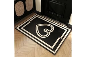 ARTANCHAO Tapis Interieur Entree,Paillasson Attrape-Poussière,Tapis de Sol Antidérapant Lavable en Machine, Paillasson pour Interieur et Extérieur , Porte Couloir,Chambre,Cuisine et Chien (80x120cm, 4)