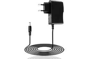 CDDCWZ 9V 1A Gitarre Pedal Netzteil Adapter für Boss PSA-120S, Casio Keyboard,Wandladegerät für BOSS Effektpedal,Roland Musikinstrumente,ME-80 ME-70 ME-25 ME-50B GT-001 GT-1 RC-1 RC-2 RC-20,Schwarz