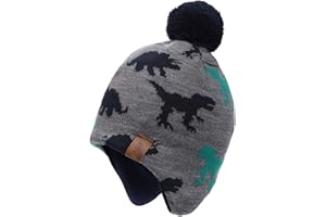 Foruhoo Jungen Wintermütze Beanie Hut, Mädchen Strickmütze Mütze mit Bommel…