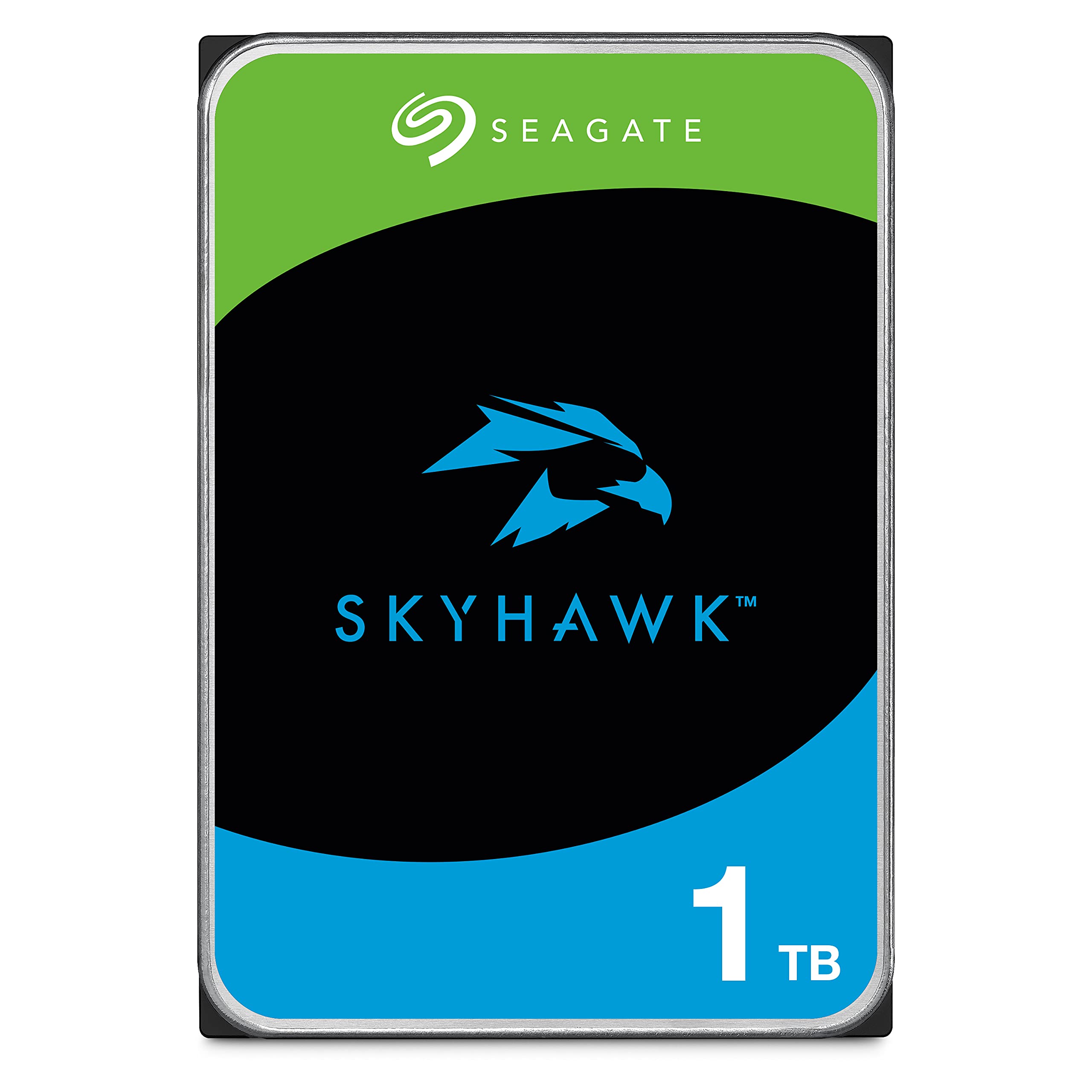 Seagate Skyhawk 1 TB Surveillance Internal Hard Drive HDD â€“ 3.5 Inch Security Camera System with Drive Health Management, with 3 yr Rescue Data Recovery Services (ST1000VX013)