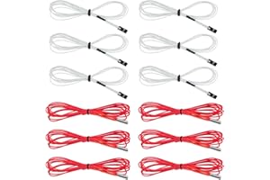 SOOWAY 6 stücke 24V 40W 6 x 20 Keramik Heizpatrone + 6 stücke NTC 3950 Thermistor für 3D Drucker Ender 3 Ender 5 pro V2