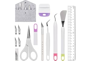 JACMKEON 13 PCS Vinyl Weeding Tools Craft Weeding Tools Set Plotter Accessories Weeding Tool for Silhouette Lettering Labelling