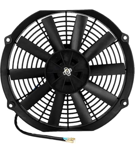 Ventilateur électrique Universel 8 Pouces Pour Radiateur Auto – 12V, 80W, 2250 Tr/min – Refroidissement Moteur Et Climatisation