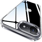 [SARARMAZ] iPhone 16-E ile uyumlu Crystal Clear Mika Darbe Emici Şeffaf Kılıf (Şeffaf Mika Sararmaz, iPhone 16-E)
