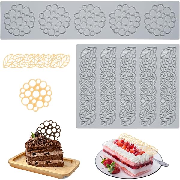 YapitHome Silikon-Spitzen-Matten - Backformen Für Kekse & Deko