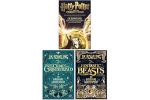 Harry Potter and the Cursed Child Parts One and Two, The Crimes of Grindelwald, Fantastic Beasts and Where to Find Them by J.K. Rowling 3 Books Collection Set