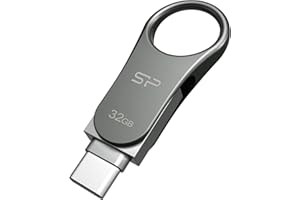 SP SILICON POWER Silicon Power 32 GB USB-C typu C USB 3.0/3.1 Gen 1 Dual Flash Drive, Mobile C80, kompatybilny z Samsung Galaxy, Google Pixel