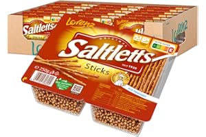 ‎LORENZ SNACK WORLD LORENZ | Saltletts Sticks Classic | 18 x 250 g | vegan