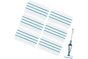 YUUNAIE Panno per Pulitore a Vapore Salviette in Microfibra per Lavabili Panni di Pulizia per Black & Decker Mop a Vapore