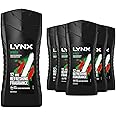 Lynx Africa Shower Gel, Body Wash, Mens Shower Gel, Plant based Moisturisers with 12 hours of Refreshing Fragrance Body Wash for Men, 225ml (Pack of 6)