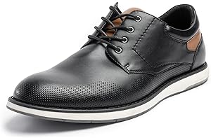 Cusolemore Męskie półbuty sznurowane, do garnituru, do noszenia na co dzień, Oxford, podeszwa zewnętrzna TPR, miękka wyściółka wewnętrzna, do biznesu, na wesele