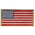 United States of America (US) Applique Flag Embroidered Sew-on Patch ; Size: 11.5cm x 6cm for Jackets, Caps, T-Shirts, Bags, Jeans, Pants, Outdoor Clothing ; Imported from Malaysia (1 Piece). (Code: M-20)