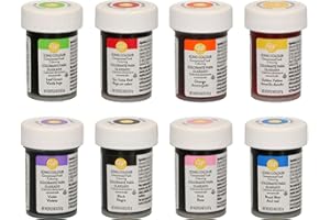 BAKERYTEAM Colorants alimentaires Wilton en set de 8 unités - Édition Tadago