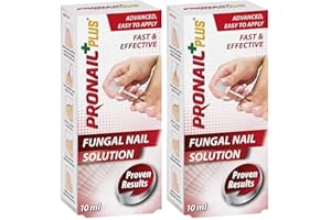 TOOGOO Pronail Plus Fungal Nail Solution 10 ml Brush Application Twin Pack