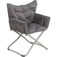 Outwell Camping Chair, Polyester, Gray, 76 x 57 x 98 cm