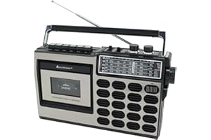 Soundmaster RR18SW Retro Radio Rejestrator kaset z nagrywaniem USB/SD