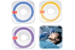 HONGOEN 3 Bände Zahn Schleifpapier Zahnzwischenräume,Bunt Zahnschleifpapier,Zahnschleifpapier für Zwischenräume,Zahn Polierstreifen,Dental Polierstreifen,Zähne Polieren für Zwischenräume(4mm x 6m)