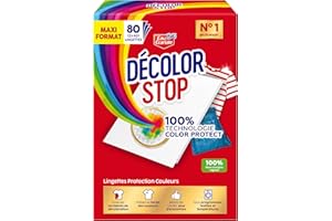 DÉCOLOR STOP Decolor Stop – Protectores de colores – Evita los accidentes de decoloración – Preserve el brillo de los colores – Todos los programas textiles y temperaturas – Menos ciclos – Más ahorros – x80