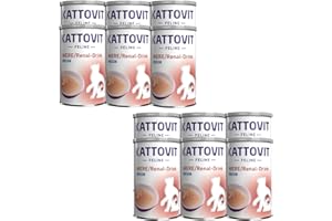 Kattovit Reni/Renal-Drink Anatra | Confezione da 12 | 12 x 135 ml | Alimento complementare per gatti adulti | Pezzetti di carne con anatra | Per supportare la funzione renale