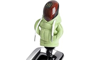 Lohca Gear Stick Hoodie Car Gearstick Cover, Uniquely Styled, Universally Loved Gear Knob Protection – A Truly Creative Gift - Green