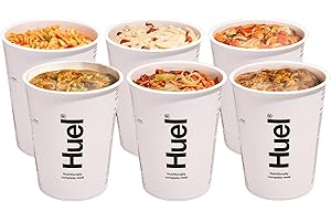 Huel Pots Mixed Selection Box, 12 Pots, High-Protein Vegan Ration Packs, 25g Protein Noodles with 26 Vitamins & Minerals, Nutritionally Balanced Ready Meals